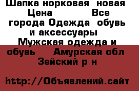 Шапка норковая, новая › Цена ­ 5 000 - Все города Одежда, обувь и аксессуары » Мужская одежда и обувь   . Амурская обл.,Зейский р-н